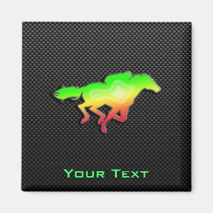 Íman Corrida de cavalos lustrosa