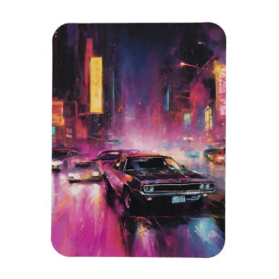 Íman Corrida noturna em Vibrant City