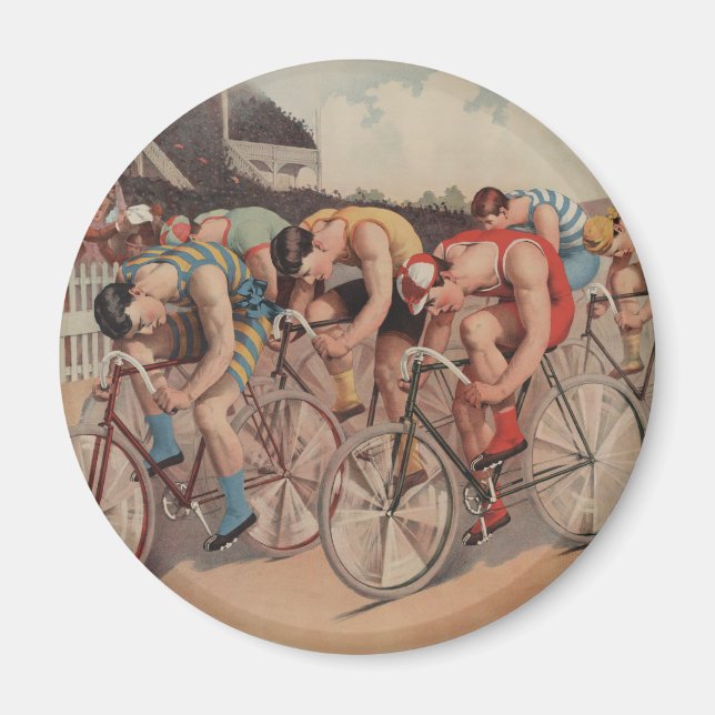 Íman Corrida para a linha - Presente de Corrida Ciclo d (Frente)