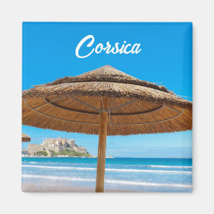 Íman Córsega Calvi Citadel e Beach Souvenir