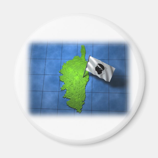 Íman Córsega com pavilhão próprio (Frente)