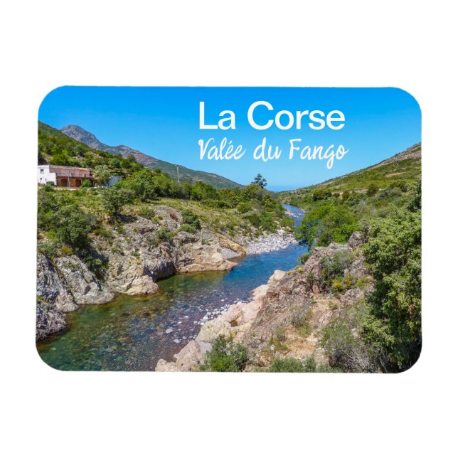 Íman Córsega França Fango Valley Souvenir (Horizontal)