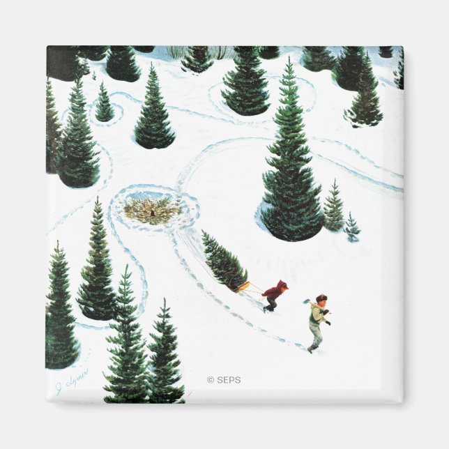 Íman Cortando a árvore (Frente)