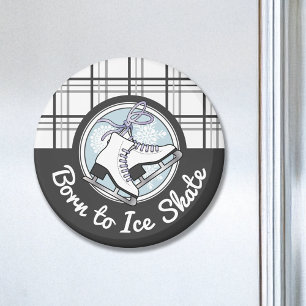 Íman Cortês Moderno Tartan Ice Skating