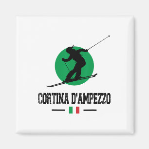 Íman Cortina D'ampezzo Itália Ski Resort Alps Italiano