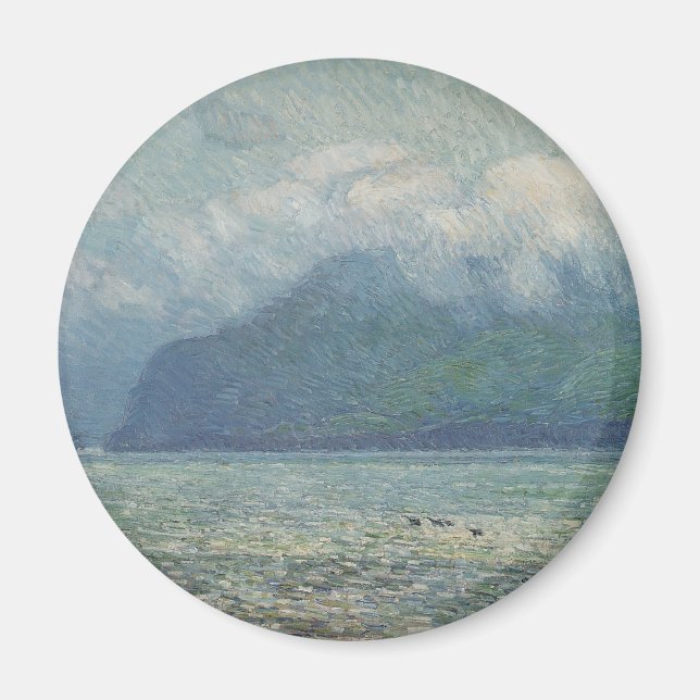 Íman Cortina de Prata e Portão Dourado de Childe Hassam (Frente)