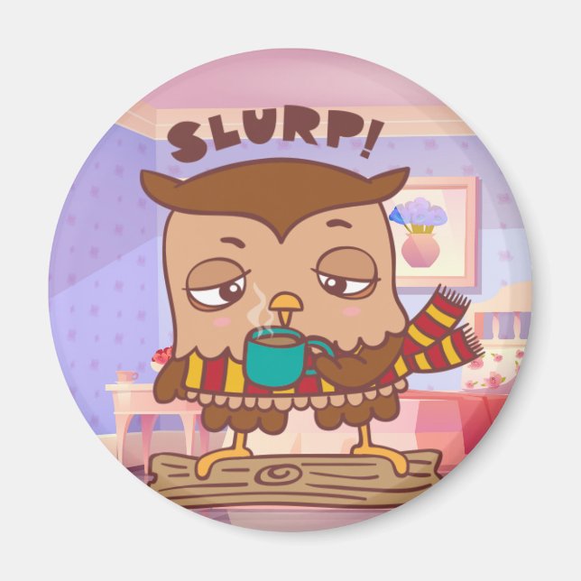 Íman Coruja (Frente)