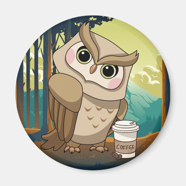 Íman Coruja (Frente)