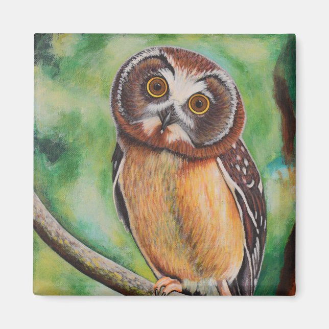 Íman coruja (Frente)