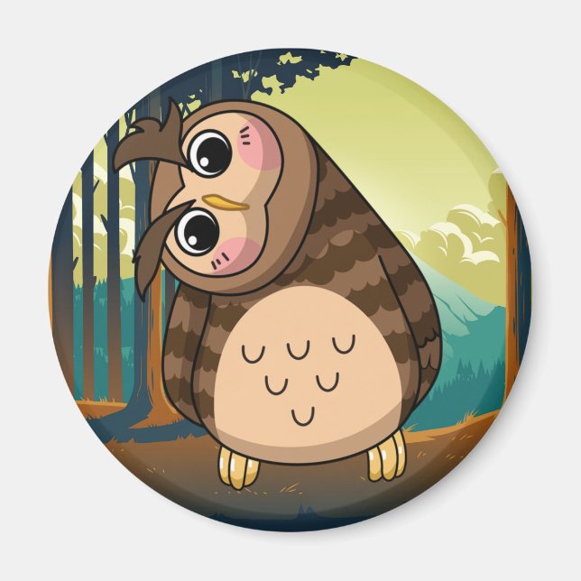 Íman Coruja (Frente)