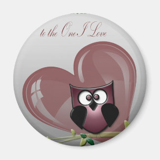 Íman Coruja dia de os namorados para o que eu amo