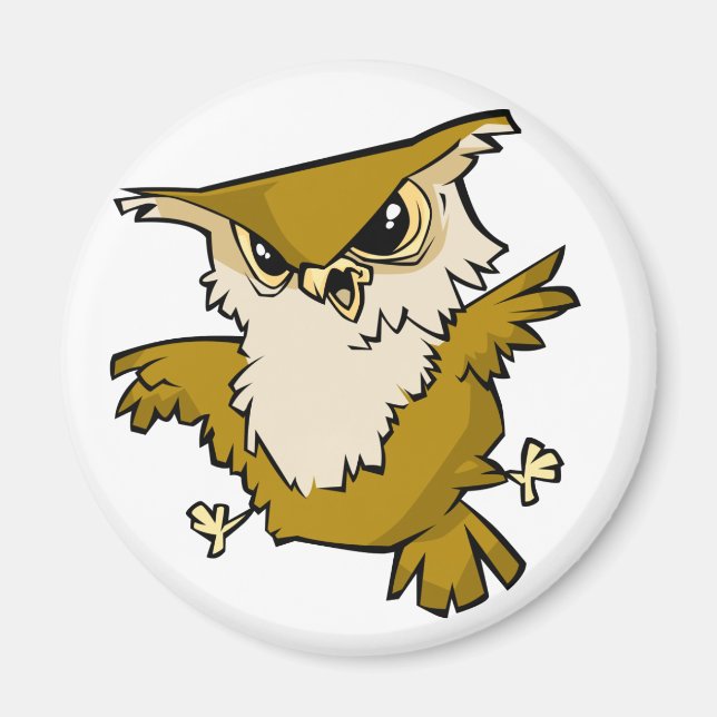 Íman Coruja Incrível (Frente)