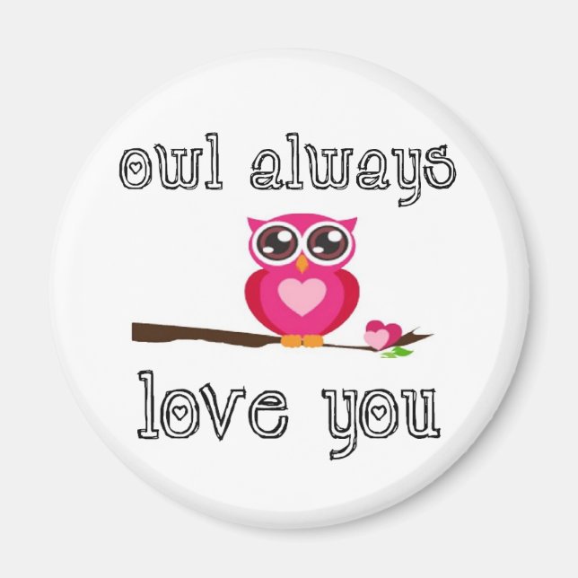 Íman Coruja MAGNET! (Frente)