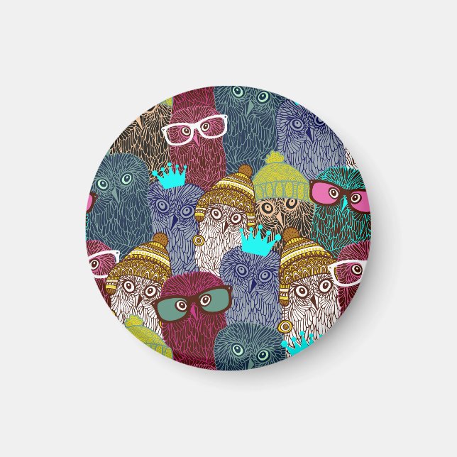 Íman Coruja na coroa (Frente)