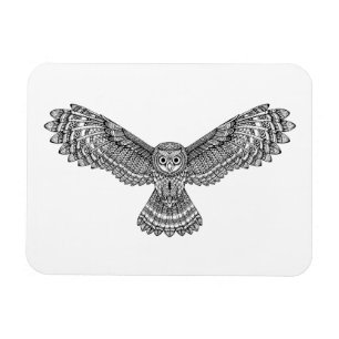 Íman Coruja Zendoodle do vôo