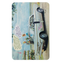 Íman Corvair Cartoon Refrigerator Magnet por Bard Beach