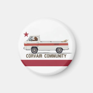 Íman Corvair Community California Rampy Flag