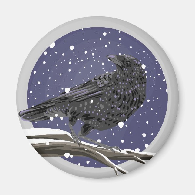 Íman Corvo de Inverno (Frente)