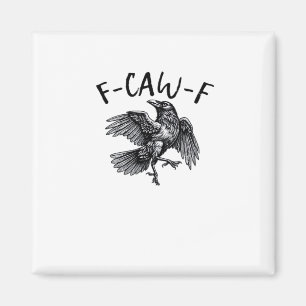 Íman Corvo Engraçado Gráfico Vintage F Caw F