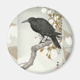 Íman Corvo Koson Japonês Pássaro Corvo