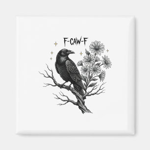 Íman Corvo Negro F-caw-f Halloween _1