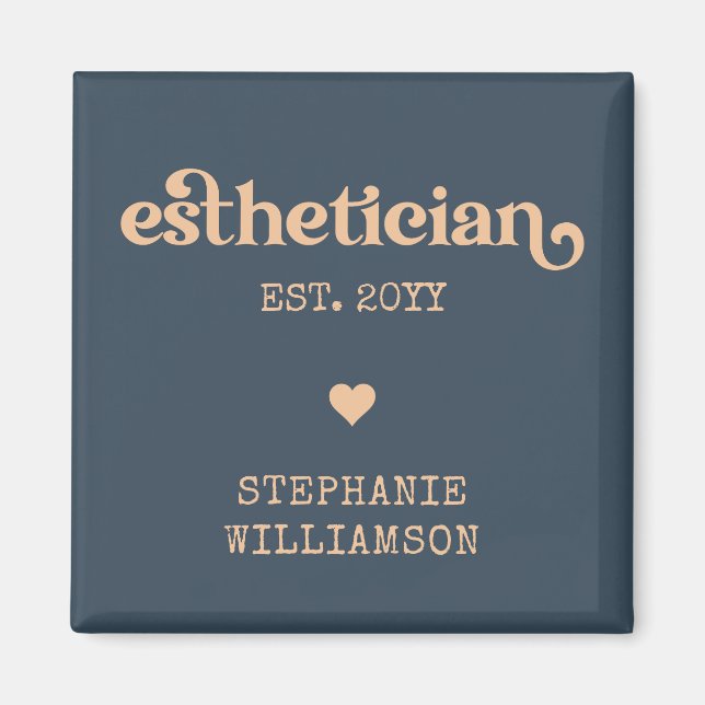 Íman Cosmetólogo esteticista personalizado Beauticista (Frente)