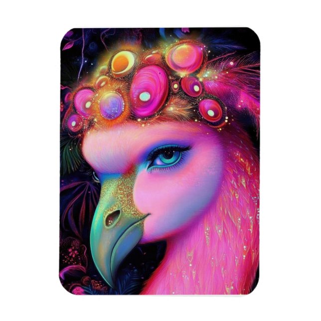Íman Cosmic Flamingo Queen (Vertical)