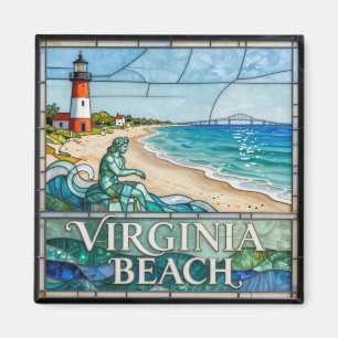 Íman Costa Atlântica de Virginia Beach 🌊