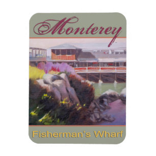 Íman Costa cénico de Califórnia do cais de Monterey