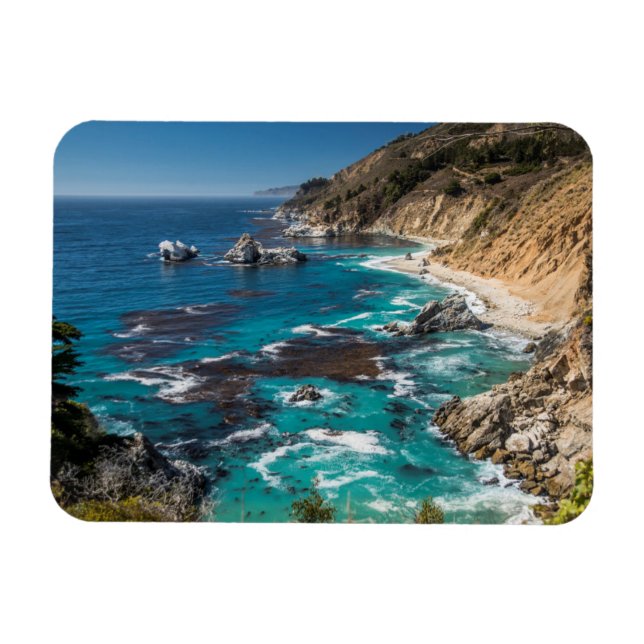 Íman Costa de Big Sur,Costa Oeste,Costa do Pacífico (Horizontal)