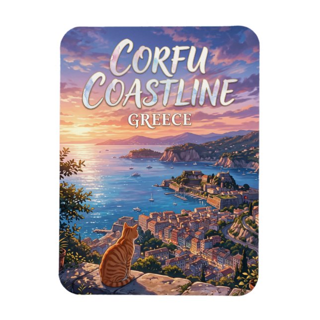 Íman Costa de Corfu Grécia (Vertical)