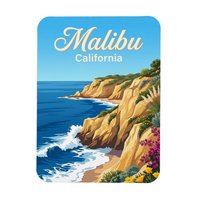 Íman Costa Malibu Califórnia (Vertical)