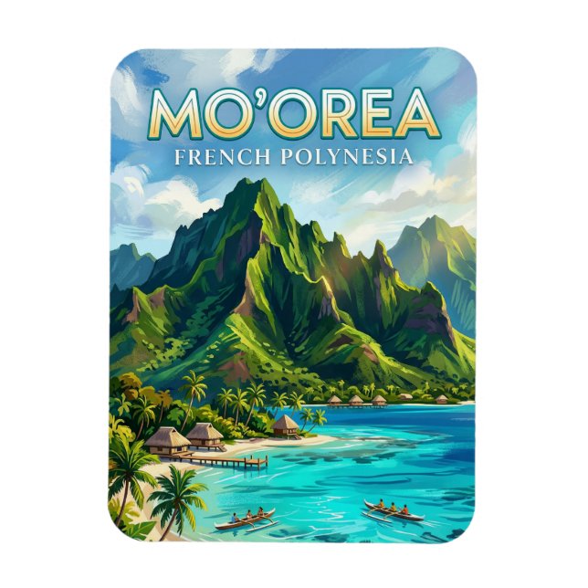 Íman Costa Norte de Mo'orea Polinésia Francesa (Vertical)