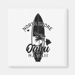 Íman Costa Norte de Oahu Havaí Prancha de Surf Surfista