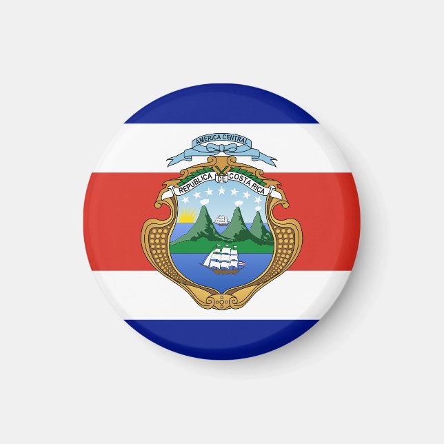 Íman Costa Rica (casaco de armas/bandeira) (Frente)