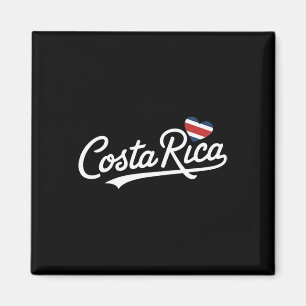 Íman Costa Rica Heart Vacation Tropical Pura Vida Costa