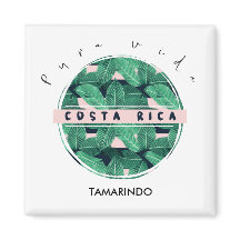 Costa Rica Selgle Leaf Pura Vida Souvenir