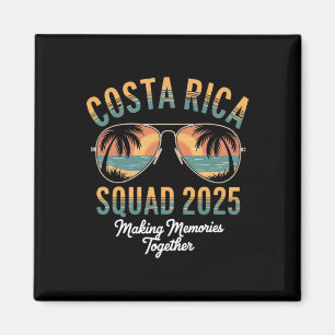 Íman Costa Rica Squad 2025 Vacation Tropical Pura Vida