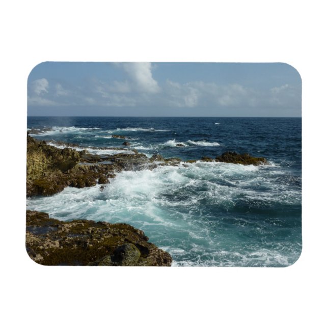 Íman Costa Rocky de Aruba e Oceano Azul (Horizontal)