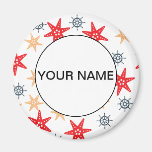 Íman Costeiros Engraçados E Padrões De Rodas