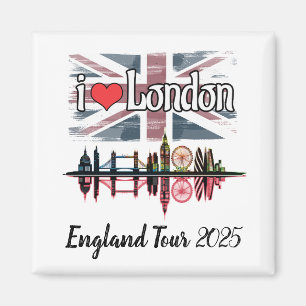 Íman Costume Adoro London Skyline Union Jack Souvenir