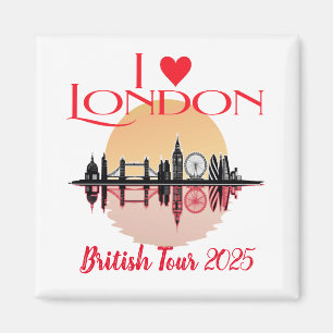 Íman Costume Adoro Londres Skyline Coronation Souvenir