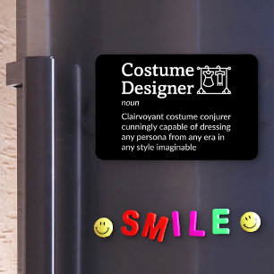 Íman Costume Designer Definition Film Crew 4" x 6" Flex