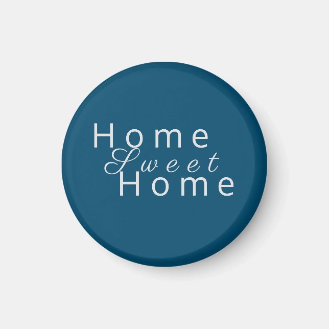 Íman Costume "Home Sweet Home" Ocean Blue (Frente)