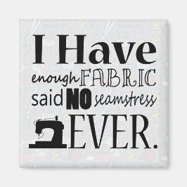 Íman Costura de Tecido suficiente