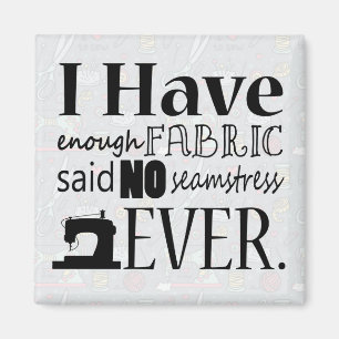 Íman Costura de Tecido suficiente