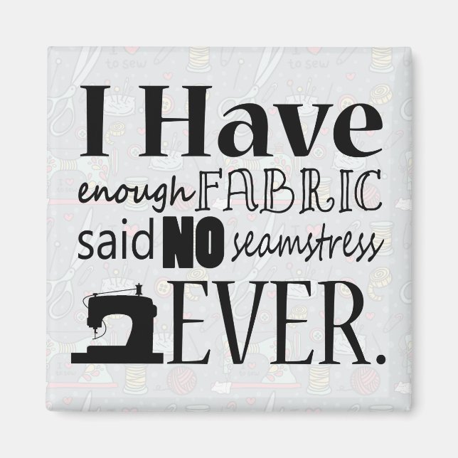 Íman Costura de Tecido suficiente (Frente)