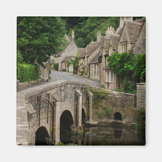 Íman Costwoltown Castle Combe Magnet (Frente)