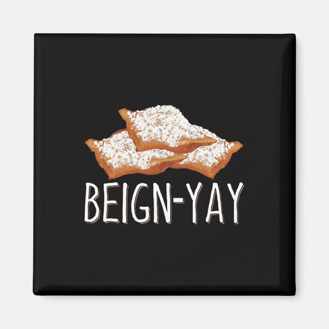 Íman Cota Beign-yay Para Um Byker Beignet (Frente)