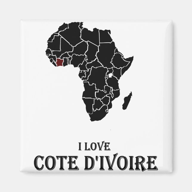 Íman Cota D`ivoire (Frente)